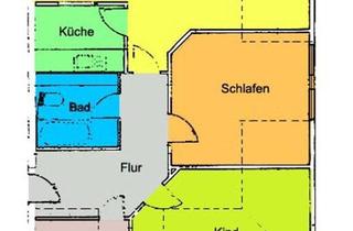 Wohnung mieten in 01968 Senftenberg, Senftenberg! Optimale 3-Zimmer-Dachgeschosswohnung für Individualisten!