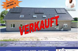 Haus kaufen in 26810 Westoverledingen, Westoverledingen - ***Exklusives Neubau-Reihenmittelhaus in Flachsmeer***