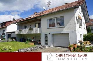 Haus kaufen in 72469 Meßstetten, Meßstetten - GUTE LAGE, SCHÖNER GARTEN: 2-Fam.-Haus, Meßstetten