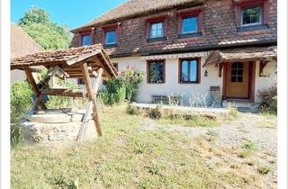 Haus kaufen in 91617 Oberdachstetten, Oberdachstetten - Traumhafte fast Alleinlage auf über 22.500 m² - Wohnhaus, Scheune, Werkstatt und Brunnen - bezugsfertig - denkmalgeschütztes Anwesen
