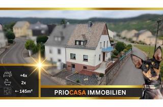 Doppelhaushälfte kaufen in 54498 Piesport, Piesport - Doppelhaushälfte Baujahr 1955 modernisiert Wintergarten Glasfaser Ausbaupotenzial