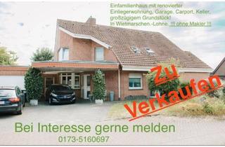 Einfamilienhaus kaufen in 49835 Wietmarschen, Wietmarschen - Einfamilienhaus mit Einliegerwohnung in Wietmarschen-Lohne