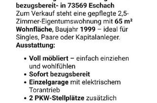 Wohnung kaufen in 73569 Eschach, Eschach - WUNDERSCHÖNE WOHNUNG VON PRIVAT ZU VERKAUFEN