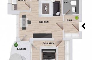 Wohnung kaufen in 93055 Regensburg, Regensburg - Top 2-Zimmer-Wohnung in ruhiger Lage mit 44qm, Provisionsfrei