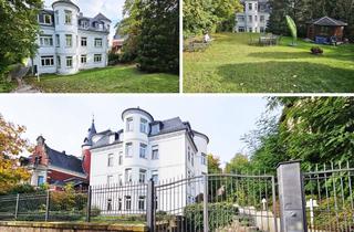 Gewerbeimmobilie kaufen in 08451 Crimmitschau, Moderne Maisonette-Büroeinheit mit Altbaucharme in bester Villenlage, Blk., Garten, SUV-TG, Auch für Eigennutzer