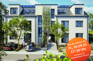 Wohnung kaufen in Kirchgasse 19, 61449 Steinbach, KfW 40 - Neubauprojekt: GREEN8 - 3-Zimmer-Dachgeschosswohnung mit Balkon