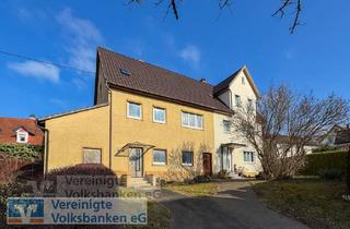 Doppelhaushälfte kaufen in 72827 Wannweil, Zweifamilienhaus, Doppelgarage und ein großes Bauland.