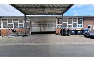 Büro zu mieten in 31675 Bückeburg, ROSE IMMOBILIEN KG: Lager/Produktionshalle mit Portalkran + großem Rolltor zu vermieten!