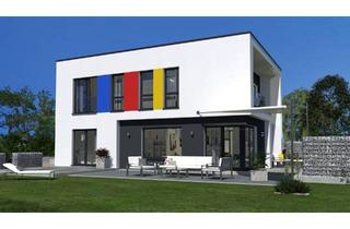 Villa kaufen in 04575 Neukieritzsch, BAUHAUS-ARCHITEKTUR IN OKAL-DESIGN