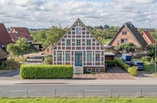 Haus kaufen in 21720 Grünendeich, Liebevoll restauriertes Kapitänshaus mit drei Ferienappartments! Direkt am Deich.