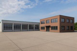 Geschäftslokal mieten in 21224 Rosengarten, Gewerbeimmobilie mit Hallen, Büro und großzügiger Außenfläche – Ideal für Logistik & Transport