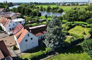 Doppelhaushälfte kaufen in 63500 Seligenstadt, Idyllische Mainlage: Doppelhaushälfte mit Erholungsgrundstück in erster Reihe