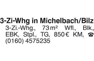 Wohnung mieten in 74544 Michelbach an der Bilz, 3-Zi-Whg in Michelbach/Bilz