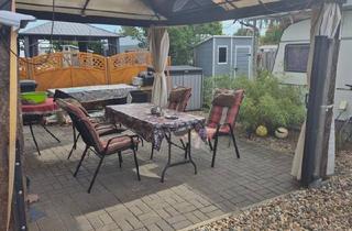 Haus kaufen in 39517 Tangerhütte, Tangerhütte - Wohnwagen mit Stellplatz am jerslebersee