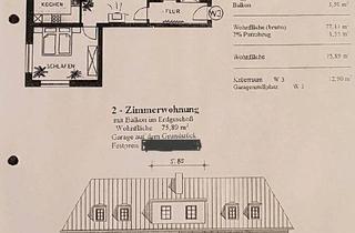 Wohnung kaufen in 95138 Bad Steben, Bad Steben - Mitten im Kurort Bad Brambach 2-Raumwohnung mit Balkon und Garage