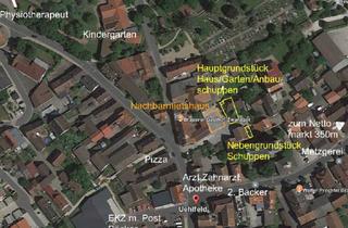 Doppelhaushälfte kaufen in 91486 Uehlfeld, Uehlfeld - Haus mit Vorgarten, Gewölbekeller, Anbau- u. getrennten Schuppen