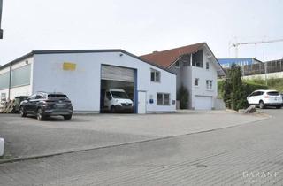 Haus kaufen in 69242 Mühlhausen, Mühlhausen - Einmalige Immobilie mit Gewerbehalle und Zweifamilienhaus in verkehrsgünstiger Lage