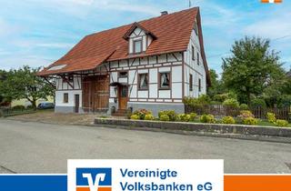 Einfamilienhaus kaufen in 72768 Reutlingen, GEPFLEGTES FACHWERKHAUS - SCHEUNE - GROßER GARTEN - VIEL WOHNFLÄCHE & AUSBAUPOTENTIAL IN ROMMELSBACH