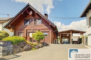 Haus kaufen in 56316 Raubach, Exklusives Holzblockhaus in Ortsrandlage von Raubach!
