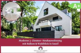 Wohnung kaufen in 22393 Hamburg / Sasel, Hamburg / Sasel - Moderne 3-Zimmer-Neubauwohnung mit Balkon & Waldblick!