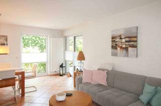 Wohnung kaufen in 64342 Seeheim-Jugenheim, Seeheim-Jugenheim - Möblierte, hochwertig sanierte Erdgeschosswohnung mit kleiner Gartenoase