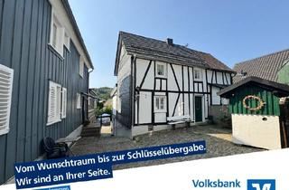 Doppelhaushälfte kaufen in 51597 Morsbach, Charmante Doppelhaushälfte in historischem Fachwerk-Baudenkmal im Ortskern von Morsbach