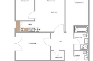 Wohnung kaufen in 63071 Offenbach am Main, Offenbach am Main - 3,5 Zimmer Neubau - Eigentumswohnung in Offenbach Buchhühel