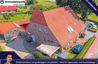 Haus kaufen in 26188 Edewecht, Dreifamilienhaus mit großem Grundstück – ideal für Eigennutzer und Investoren
