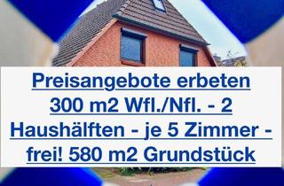 Haus kaufen in 22869 Schenefeld, Schenefeld - über 300 m2 WflNfl. - xxl Landhaus für 2 Familien oder große Familie - FREI - 2 x 5 Zimmer - Kamin - Sauna - riesiger Keller -