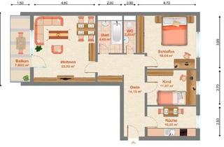 Wohnung kaufen in 68782 Brühl, Brühl - 3-Zimmer-Wohnung in Brühl-Rohrhof zu verkaufen *provisionsfrei*