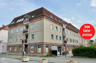 Wohnung kaufen in 17033 Neubrandenburg, HORN IMMOBILIEN++ Neubrandenburg Zentrum, 3-Raum Eigentumswohnung mit Balkon und EBK -vermietet-