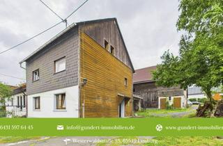 Einfamilienhaus kaufen in 35799 Merenberg, ? Charmantes Einfamilienhaus mit Scheune, großem Grundstück & Entwicklungspotenzial in ruhiger Lage