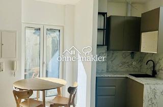 Wohnung mieten in 60314 Frankfurt, Erstbezug: Stilvolles kernsaniertes 1,5-Zimmer-Hinterhaus mit Terrasse - Top Lage an EZB & Main