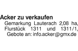 Grundstück zu kaufen in 89584 Lauterach, Grundstücke, Alb-Donau-Kreis