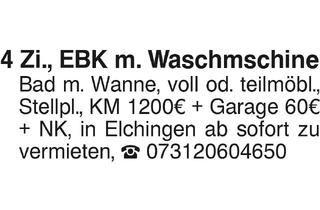 Haus mieten in 89275 Elchingen, 4 Zi., EBK m. Waschmschine