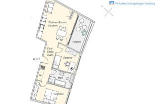 Wohnung kaufen in Merianstr. + 32a, 90409 Nürnberg, Ansprechende Wohnanlage im Nürnberg Nord: 60 stilvolle Neubau-ETW und 10 Büroeinheiten in Stadtlage!