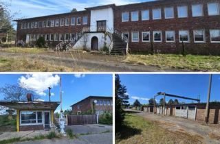 Lager kaufen in 04838 Laußig, 6.473 m² Grundstück mit teilsan. Bestandsgebäuden - gewerbl. Wohnen, Büro, gr. Einzel-Garagen, 60 SP