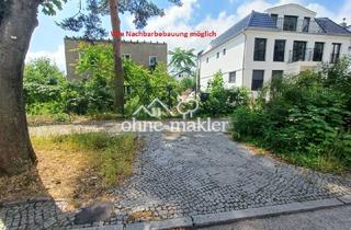Immobilie kaufen in 12357 Berlin, Grundstück in beliebter Lage des Blumenviertels von Rudow! OHNE BAUTRÄGER IN WASSERNÄHE