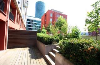 Wohnung mieten in Speicherstraße, 60327 Frankfurt, WOHNRARITÄT - GARTENWOHNUNG IM WESTHAFEN FRANKFURT