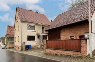Einfamilienhaus kaufen in 63840 Hausen, Großzügiges Wohnhaus in naturnaher Lage - ein Rohdiamant für kreative Gestalter