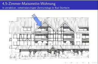 Wohnung kaufen in 78073 Bad Dürrheim, Bad Dürrheim - Sehr schöne 4,5-Zi.-Maisonette-Whg. 148 m² Bad Dürrheim 370.000?