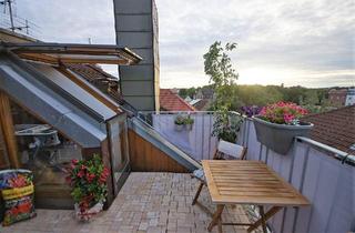 Wohnung kaufen in 38118 Braunschweig, Braunschweig - Helle 3-Zimmer-Maisonette-Dachgeschosswohnung mit Dachterrasse un
