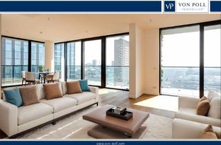 Wohnung kaufen in 60327 Frankfurt, EDEN Erstbezug! Spektakuläre Fünf-Zimmer-Wohnung mit grandiosem Skylineblick
