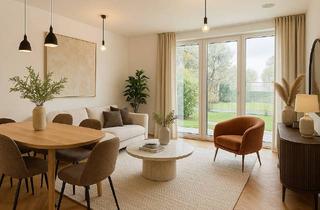Wohnung kaufen in Max-Beckmann-Straße 45, 60599 Frankfurt am Main / Sachsenhausen, Frankfurt am Main / Sachsenhausen - !Premium-Erdgeschosswohnung mit Garten und Tiefgaragenstellplatz! EFFIZIENZKLASSE 40+