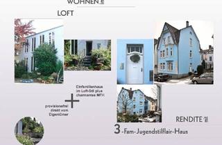 Einfamilienhaus kaufen in 42659 Solingen, Solingen - Einfamilienhaus im Loft-Stil plus charmantes MFH der Gründerzeit