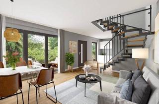 Wohnung kaufen in 12681 Berlin, Berlin - Einziehen wie ins eigene Haus - Neubauwohnung mit drei Etagen und eigenem Garten