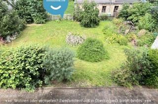 Haus kaufen in 09353 Oberlungwitz, Zweifamilienhaus • Oberlungwitz • Maisonette • Einliegerwohnung • Garten • Garage