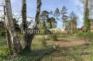 Immobilie kaufen in 14089 Berlin, GROSSES GRUNDSTÜCK MIT VIEL RAUM FÜR EIGENE IDEEN - frei verfügbares Baugrundstück in Berlin-Kladow