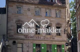 Büro zu mieten in Mühlstr./Ecke Gustavstr, 90762 Fürth, ,Duckla‘ Kneipe Bar Gastronomie Imbiss Lieferdienst mit 3 Wohnungen