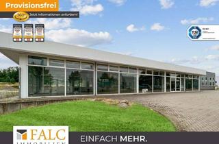 Gewerbeimmobilie kaufen in 39288 Burg, Provisionsfrei. Tolles Objekt an der A2, mit ca. 1000 m² Fläche und 5500 m² Grundstück!